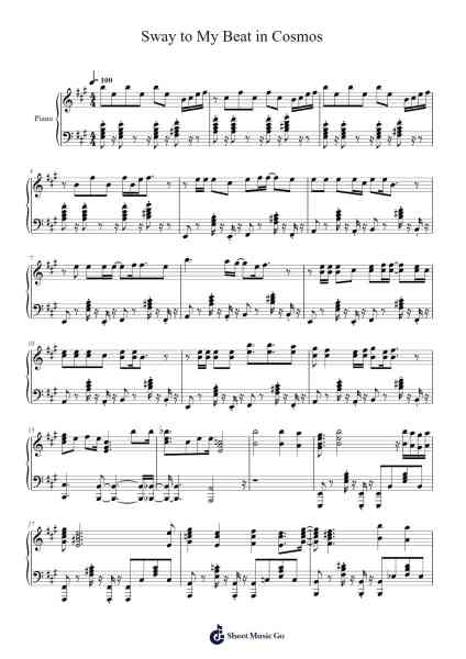 Sway to My Beat in Cosmos Sheet Music by HOYO-MiX-Arr.Earlharine