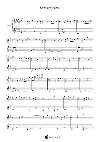 Sans (re)Pères Sheet Music by SNIPER-Arr.Gemcam Lanbert