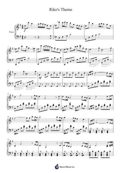 Riko's Theme (from Made in Abyss) Sheet Music by Kevin Penkin-Arr.Herloyd