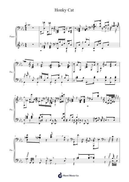 Honky Cat Sheet Music by Elton John-Arr.Mattvey Chilrick