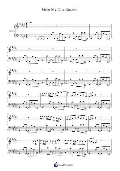 Give Me One Reason Sheet Music by Tracy Chapman-Arr.Werfith