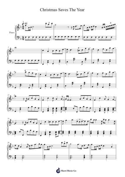 Christmas Saves The Year 樂譜由 Twenty One Pilots - 編曲 Wescan