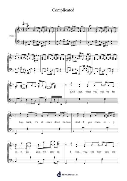 Complicated Sheet Music by undefined-Arr.Steeleton