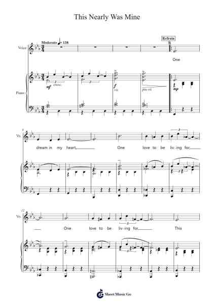 This Nearly Was Mine Sheet Music by Rodgers & Hammerstein-Arr.Jackbing Priceliot
