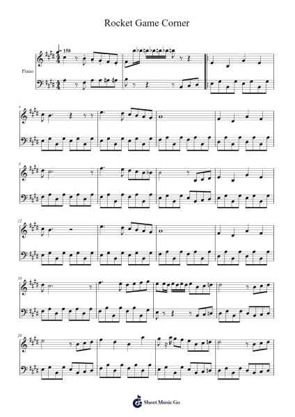 Rocket Game Corner Sheet Music oleh Misc tunes-Arr.Walry