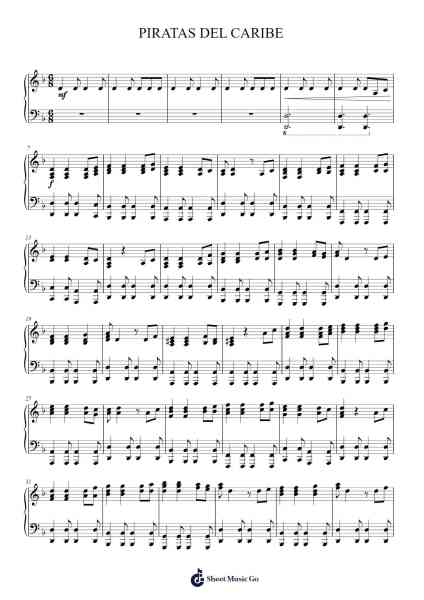 Pirates of the Caribbean Sheet Music by Hans Zimmer-Arr.Sherkes Dofrank
