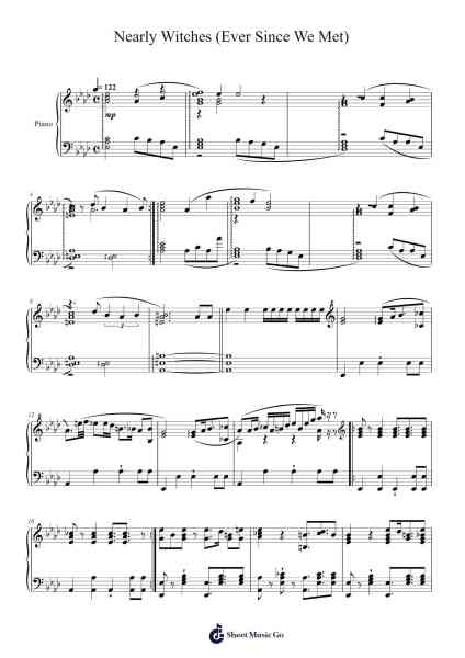 Nearly Witches (Ever Since We Met) Sheet Music by Panic! at the Disco-Arr.Eipsridge Zangphne