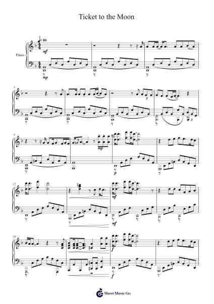 Ticket to the Moon Sheet Music by Electric Light Orchestra-Arr.Alsriah
