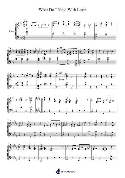 What Do I Need With Love Sheet Music by Jeanine Tesori-Arr.Backwey Naric