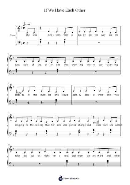 If We Have Each Other Sheet Music by Alec Benjamin-Arr.Bonrian Vanqe