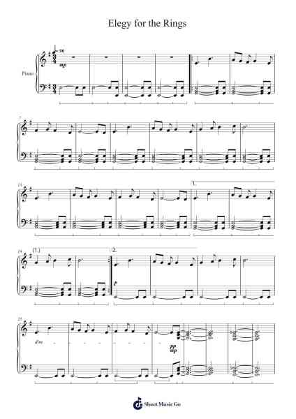 Elegy for the Rings Sheet Music by Andrew Prahlow-Arr.Blouis