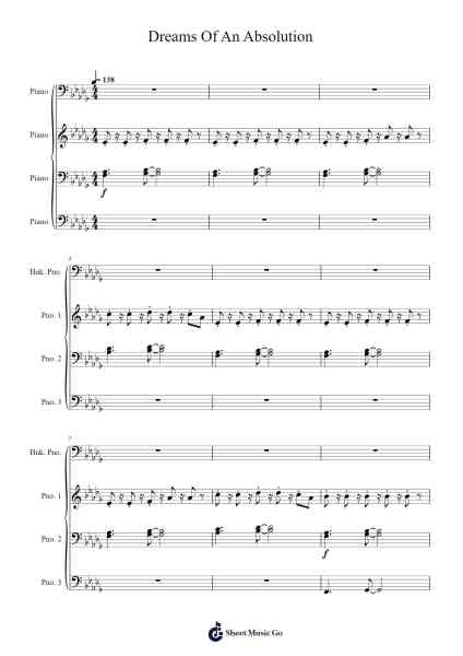 Dreams Of An Absolution Sheet Music by Misc Cartoons-Arr.Greydre Keithburne