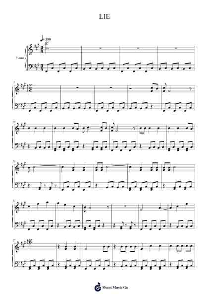 LIE Sheet Music by Pennwood Annlitt-Arr.Eyer