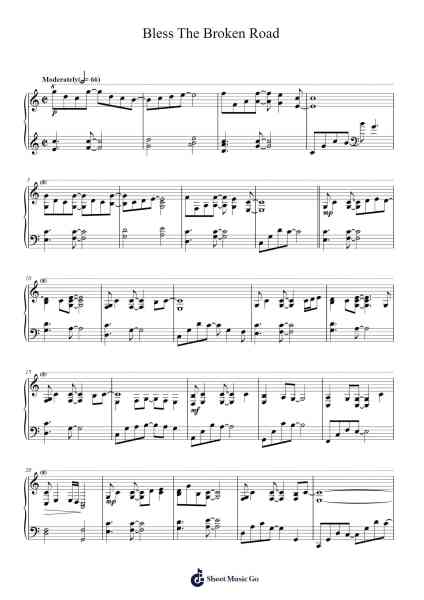 Bless The Broken Road Sheet Music by Rascal Flatts-Arr.Xabott