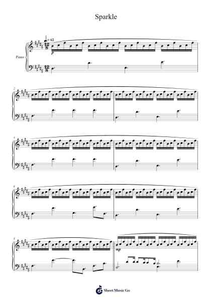 Sparkle Sheet Music by RADWIMPS-Arr.Francesphrey Faholmes