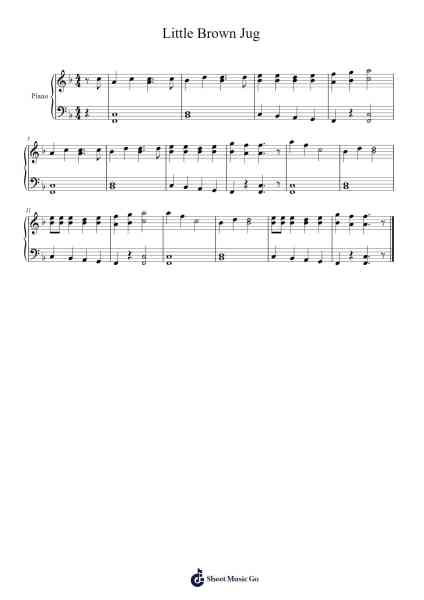 Little Brown Jug Sheet Music by Glenn Miller-Arr.Davehume