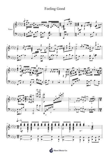 Feeling Good Sheet Music by Michael Bublé-Arr.Matlas