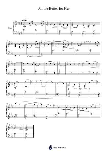 All the Better for Her Sheet Music by Patrick Doyle-Arr.Bartther Benxon