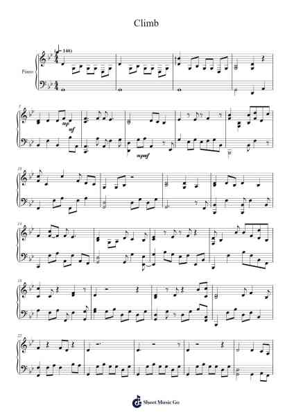 Climb Sheet Music by Tori Amos-Arr.Cookien Dolckens