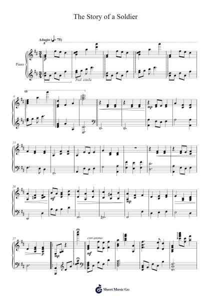 The Story of a Soldier (The Good, The Bad and The Ugly) Sheet Music by Ennio Morricone-Arr.Jobnold
