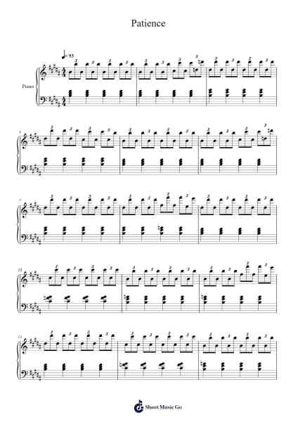 Patience Sheet Music by undefined-Arr.Blouis