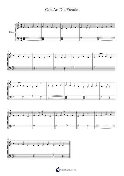 Symphony No. 9 in D Minor, Op. 125: IV. Ode to Joy Sheet Music by Ludwig van Beethoven-Arr.Hornwald