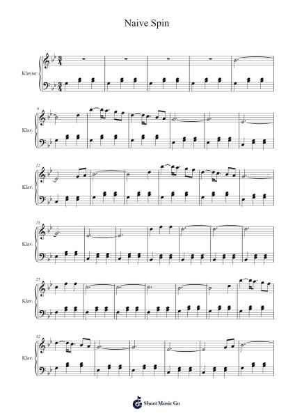 Naive Spin Sheet Music by undefined-Arr.Wooraine Fintis