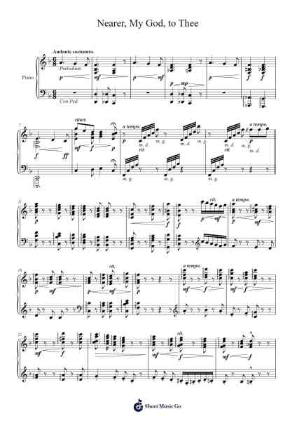 Nearer, My God, to Thee Sheet Music by Christian Teilman-Arr.Jeffsey