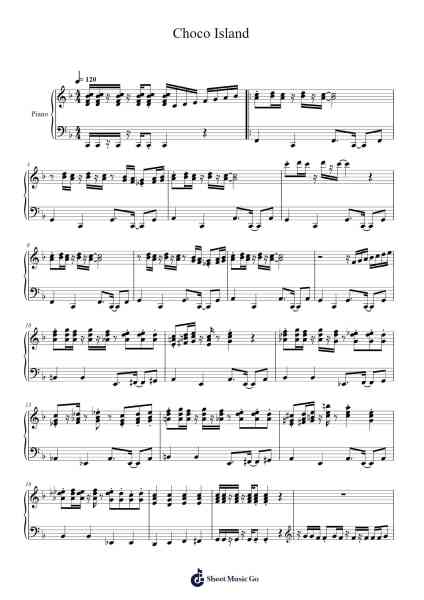 Choco Island Sheet Music by Soyo Oka-Arr.Hegil Claireglan
