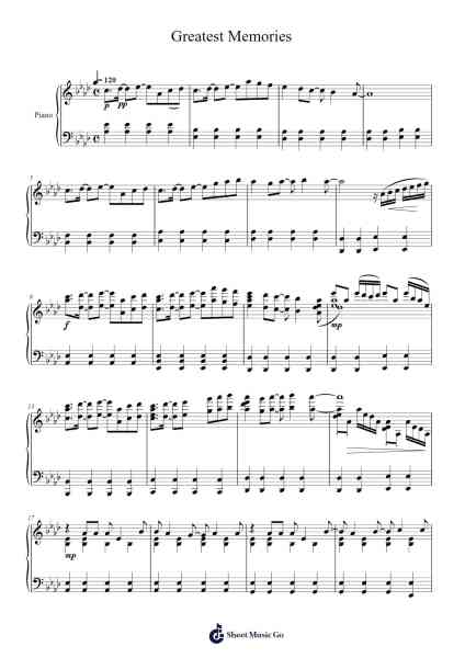 Greatest Memories Sheet Music by -Arr.Ertes