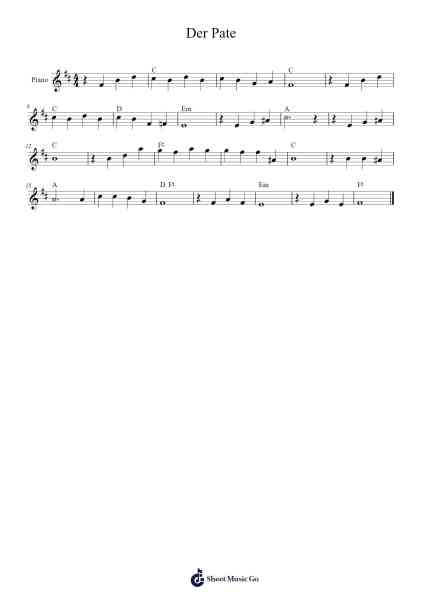 Der Pate Sheet Music by Nino Rota-Arr.Junerald