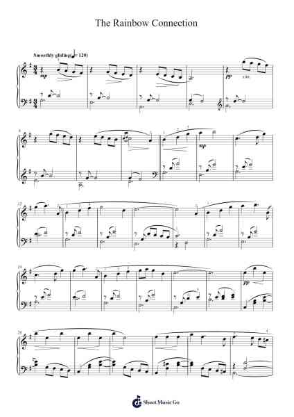 The Rainbow Connection Sheet Music by Carpenters-Arr.Hughlon