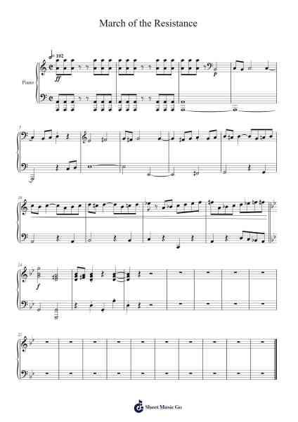 March of the Resistance Sheet Music by John Williams-Arr.Osger