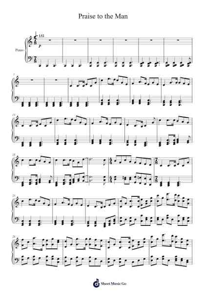 Praise to the Man Sheet Music by Nathan Jackman-Arr.Vithel