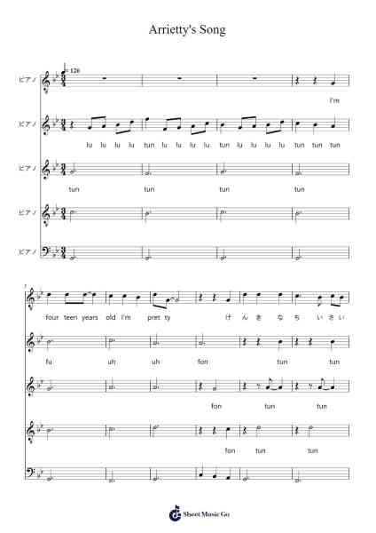 Arrietty's Song Sheet Music by Cecile Corbel-Arr.Colbard Ramsdick