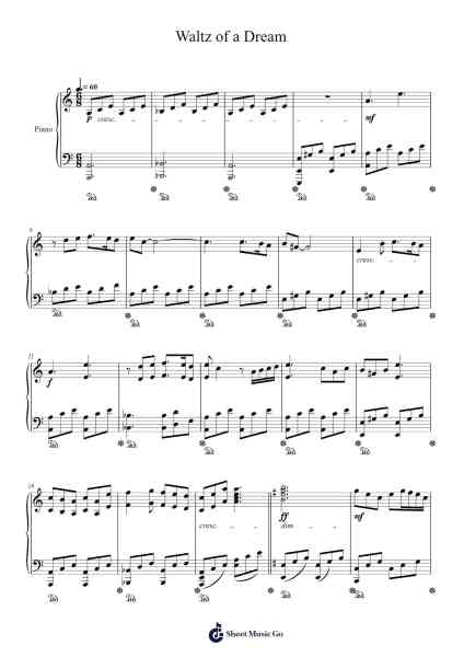 Waltz of a Dream Sheet Music by J. T. Rees-Arr.Fanbrow Douggreve