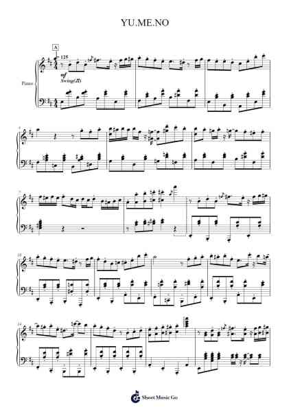 YU.ME.NO Sheet Music by Mitsukiyo-Arr.Clydn