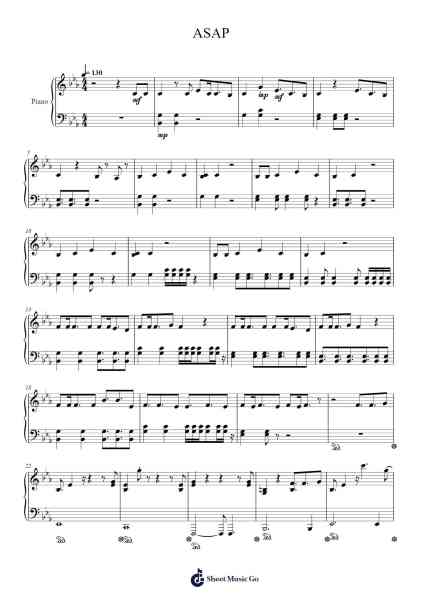 ASAP Musica per pianoforte di NewJeans - Arr.Wooraine Fintis
