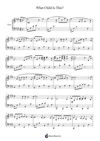 What Child Is This? Sheet Music by Anonymous-Arr.Leclair
