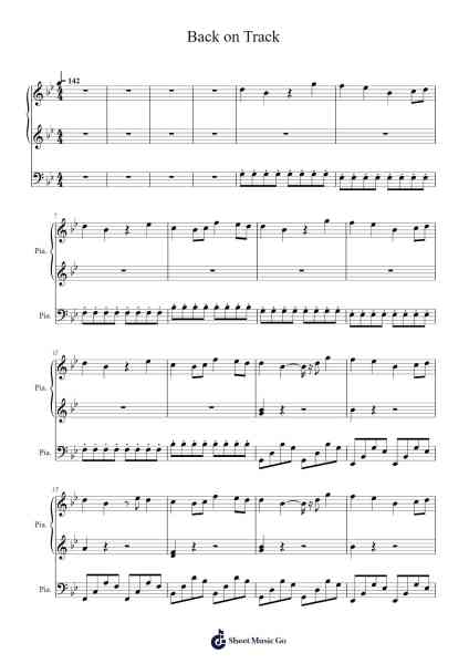 Back on Track Sheet Music by Misc Computer Games-Arr.Rosworth