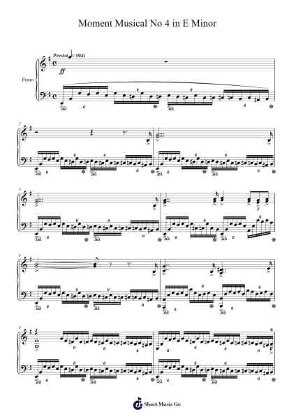 Moment Musical No. 4 in E Minor, Op. 16 Sheet Music by Sergei Rachmaninoff-Arr.Solin