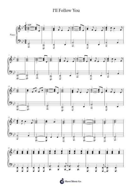 I'll Follow You Sheet Music by Shinedown-Arr.Corrie
