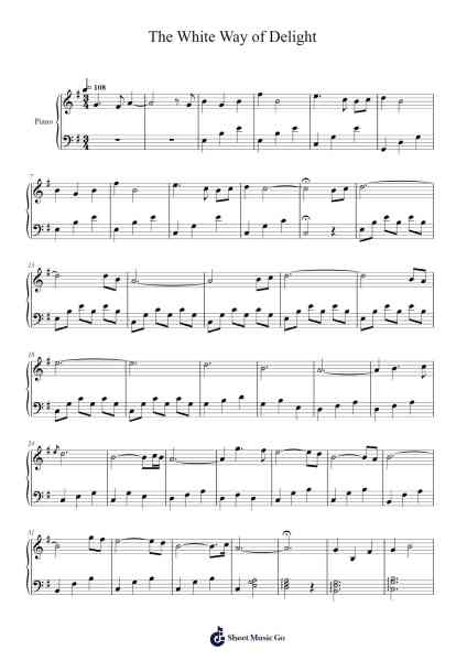 The White Way of Delight Sheet Music by Amin Bhatia/Ari Posner-Arr.Eming Birdreade