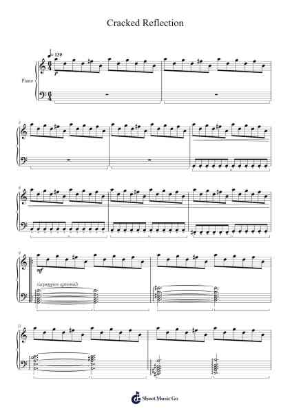 Cracked Reflection Sheet Music by Owen Dennis/Chrome Canyon-Arr.Vogtyves