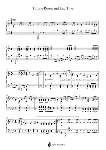 Throne Room and End Title (Suite)