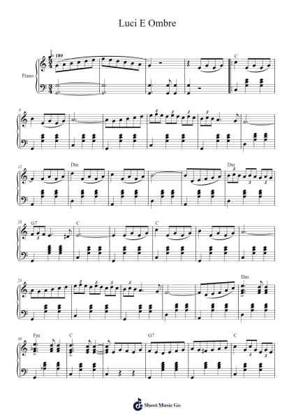Luci E Ombre Sheet Music by P. Pizzigoni-Arr.Philley Mabna