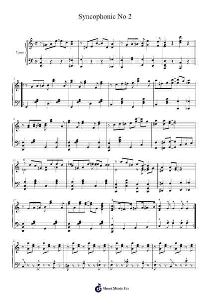 Syncopated Clock Sheet Music by Axel W. Christensen-Arr.Sherkes Dofrank