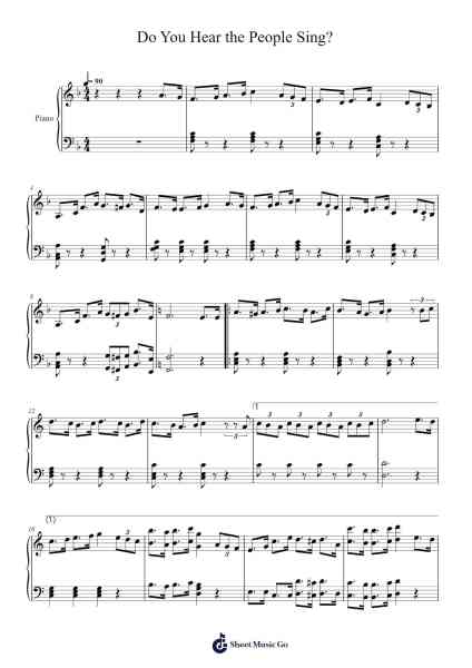 Do You Hear the People Sing? Sheet Music by Claude-Michel Schönberg-Arr.Spenriel Foxsoll