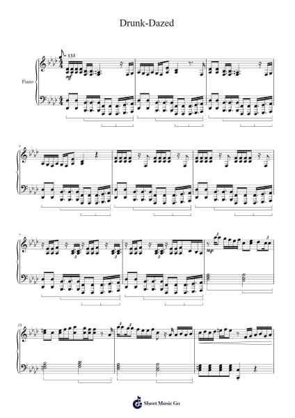 Drunk-Dazed Sheet Music by ENHYPEN-Arr.Leeles Stoweser