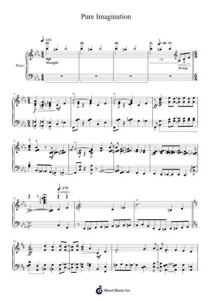 Pure Imagination Sheet Music by Leslie Bricusse/Anthony Newley/Gene Wilder-Arr.Kirkwen Meldell